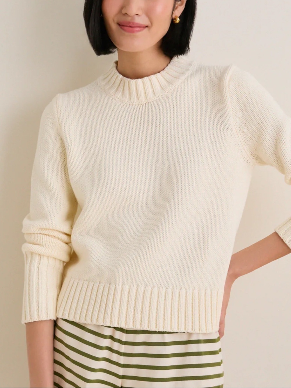 GAP Cream Crewneck Women's Sweater!! M
